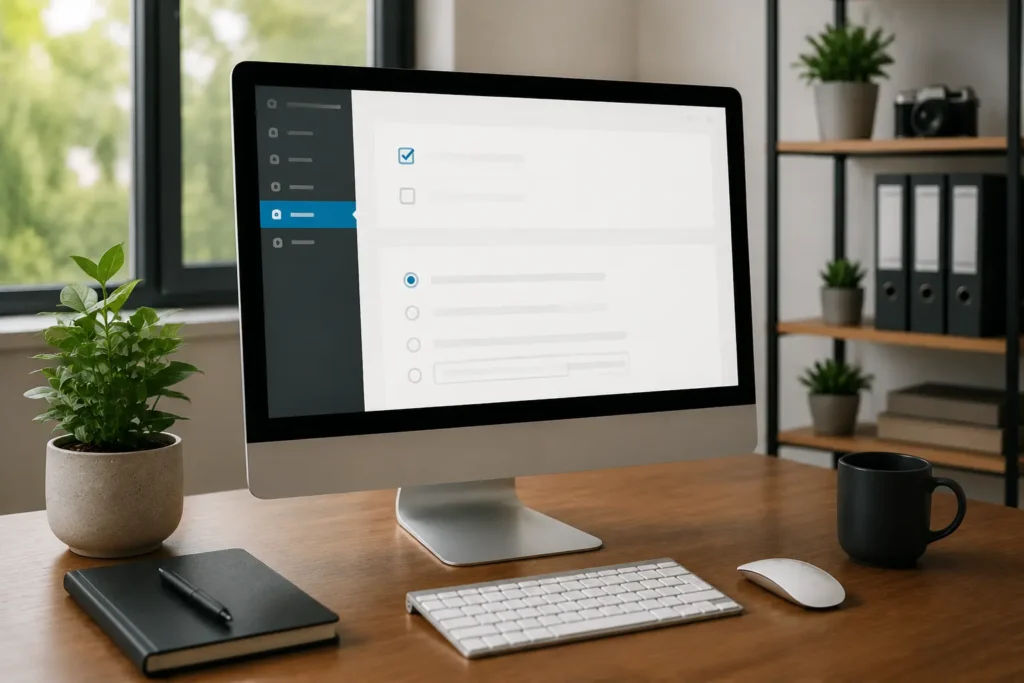 WordPress admin controlling search engine visibility. 